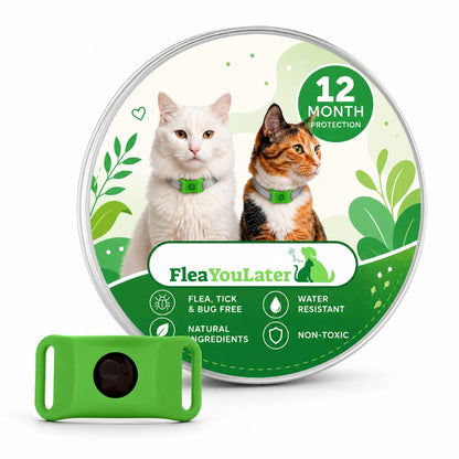 12 Months Chemical-Free Flea & Tick Tag for cats