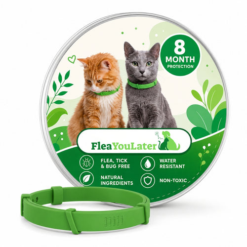 8 Months Chemical-Free Flea & Tick Collar for cats
